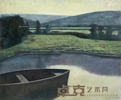 王易罡 湖 61×73cm