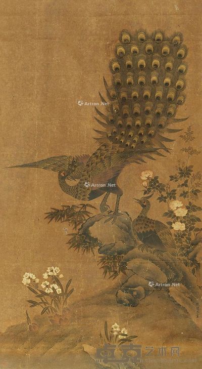 张恺 孔雀 147×80cm