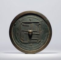 金 铜“卍”字纹镜
