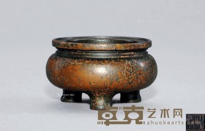 清早期 铜鬲式炉 直径7cm；高4.5cm