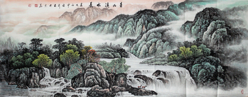 张利 《山水画》