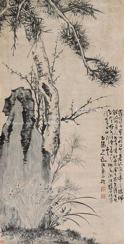 陈白阳 大寿图