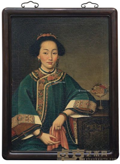 清·满族公主 76×56cm