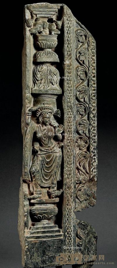 2世纪 犍陀罗药叉女 47×14.5cm