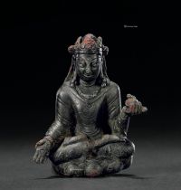 9世纪 青铜斯瓦特佛坐像