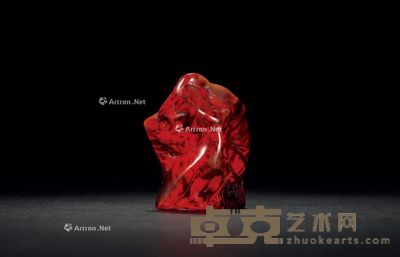 巴林鸡血石随形摆件 高5.8cm