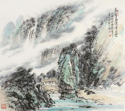 胡念祖 山水