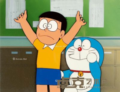 大雄与哆啦A梦 动画赛璐璐片 23×26.5cm