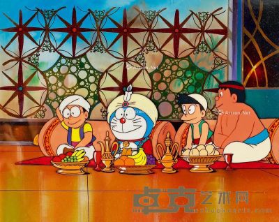 《哆啦A梦》之大雄的天方夜谭 动画赛璐璐片 23×26cm
