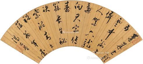 汤右曾 草书 七言诗