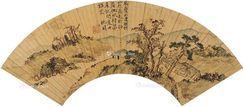 沈周 云山清居图