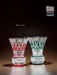19世纪制 圣朗博水晶花瓶 （一对）
