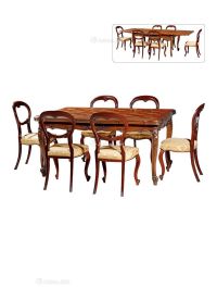 1930年制 餐桌配六椅