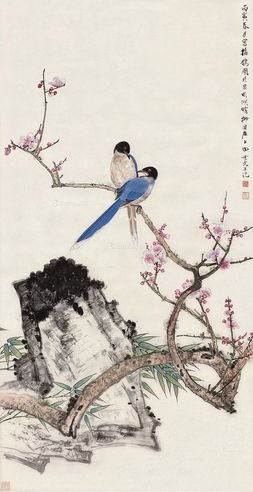 田世光 梅鹊图