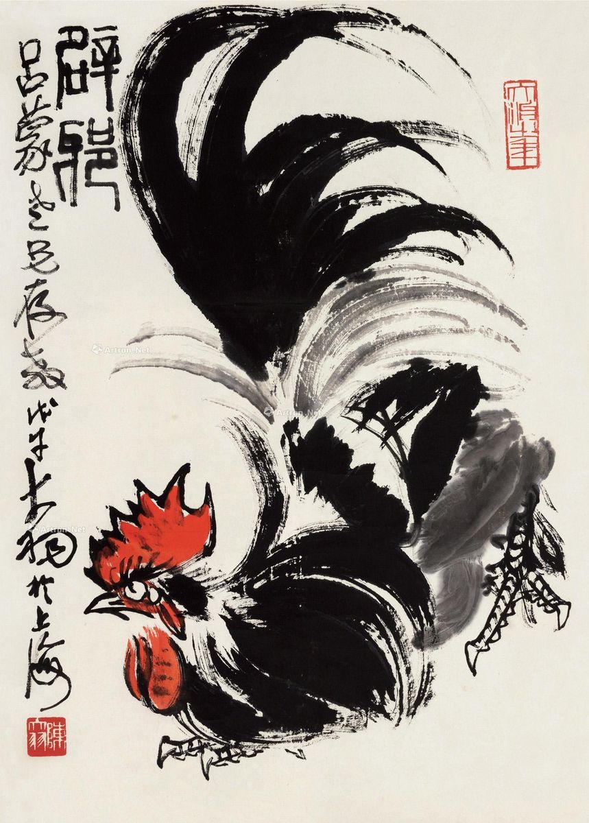 陈大羽 辟邪 68×46cm