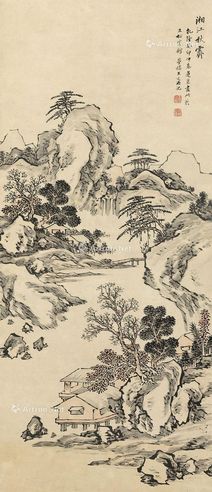 潘恭寿 湘江秋霁