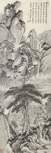 吴历 晴峦秋色