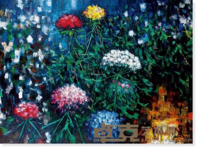 刘锋 夜园花开的地方 120×160cm