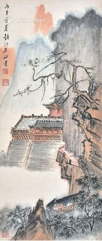 吴镜汀 寒山寺