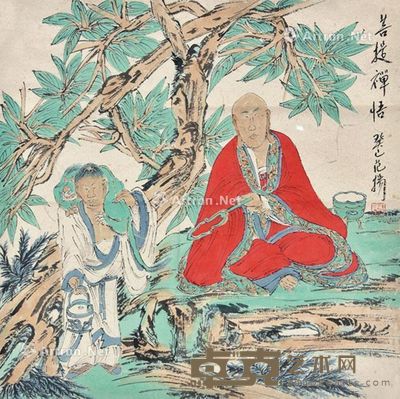 范扬 菩提禅悟 51×51cm