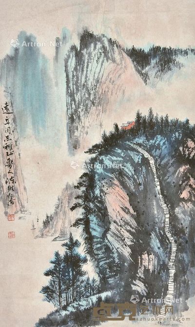 陈维信 山水 70×41cm