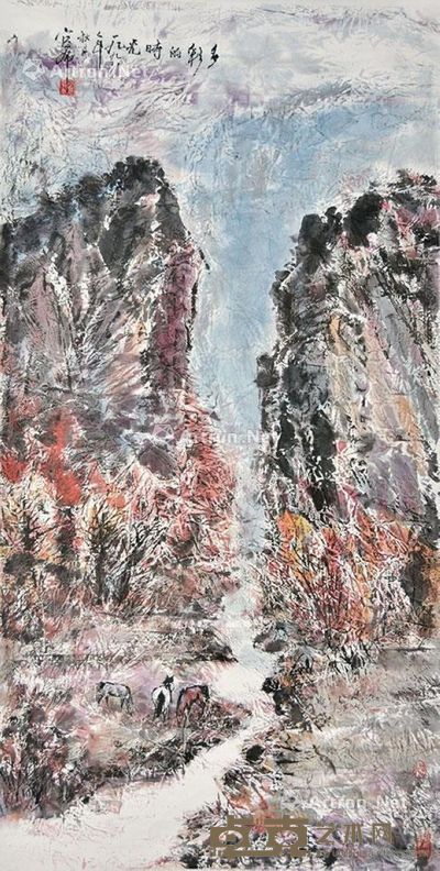官布 多彩的时光 135×68cm