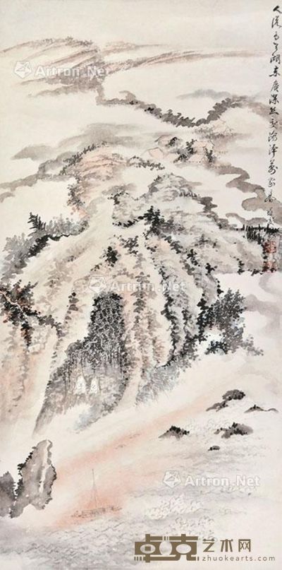 徐邦达 山水 65×32cm