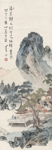 溥儒 山水