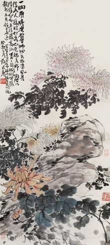 谢公展 菊花