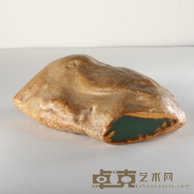 河磨玉原石 14.7×12×4.4cm