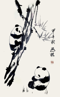 吕林  熊猫