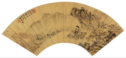 谢道龄 高士图