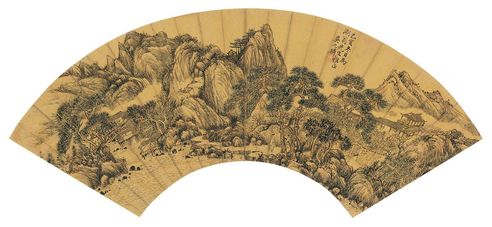 吴之驎 访友图