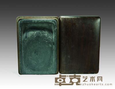 夔龙纹歙砚（配盒） 15.5×10×2cm