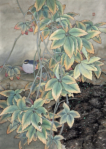 常兰群 花鸟