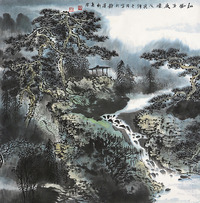 王春荣 山水