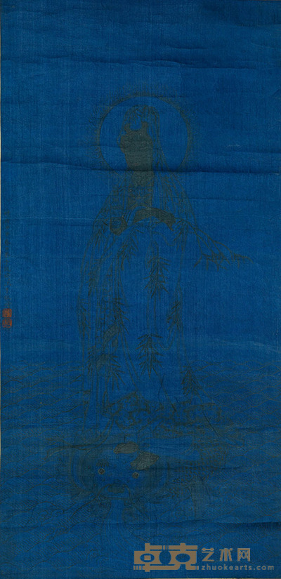 改琦 佛像 78×38cm