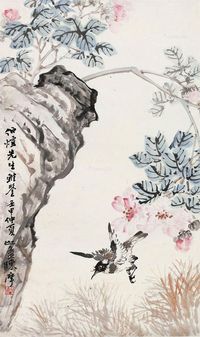 陈摩 花鸟