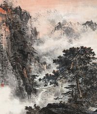 陶一清 满目青山夕照明