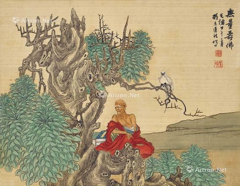 倪田  无量寿佛