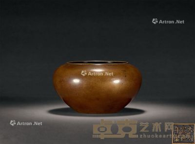 清中期 铜钵式炉 15.2×8.5cm