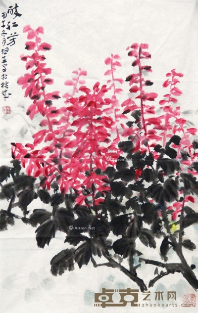 黄旭生     花卉 69×46.5cm