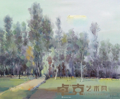 李源     山水油画 50×60cm