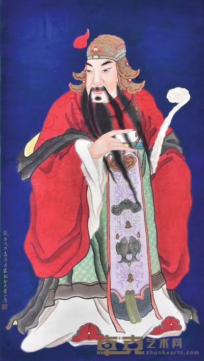 黄山寿 天官赐福 140×77cm 约9.70平尺