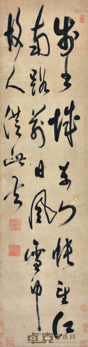 董其昌 书法 112×29cm 约2.92平尺