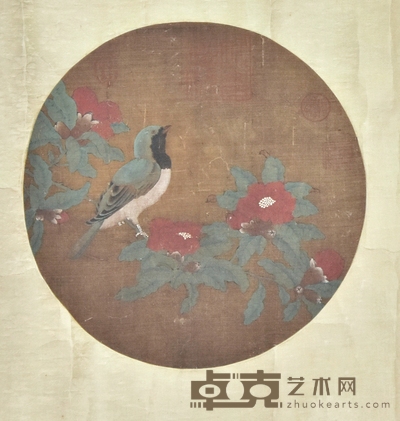 佚名 花鸟 直径22cm 约0.4平尺