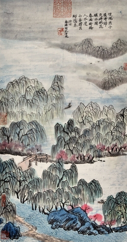 孔仲起 江南春景