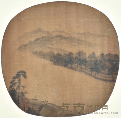 佚名 小景 26×26cm 约0.61平尺