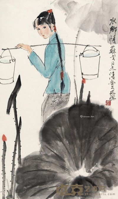 周思聪 水乡情 63×38cm