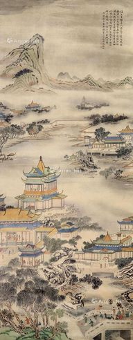 沈敦龢 山水